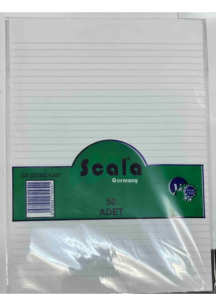 50Lİ Çizgili Kağıt
