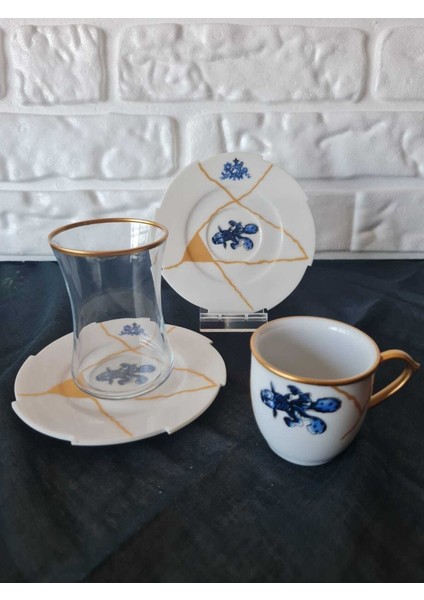 Abra- 6 Kişilik 18 Parça Çay Kahve Seti