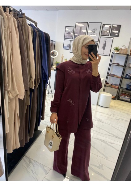 Nuss Çiçek Taşlı Ikili Takım fiyatları