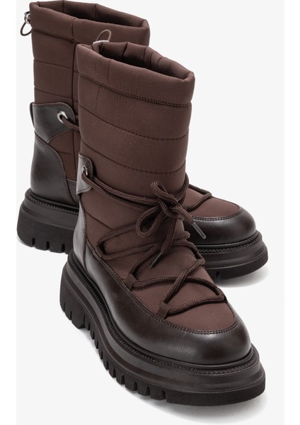 Weld Kahverengi Cilt Kadın Kar Botu