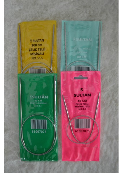 Çelik Telli Misinalı Şiş Seti – 2,5 No