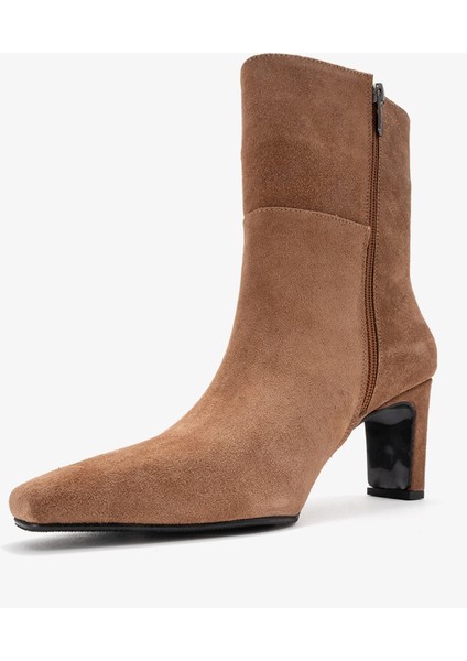 Elıas Toprak Süet Hakiki Deri Kadın Blok Topuklu Bot fırsatları