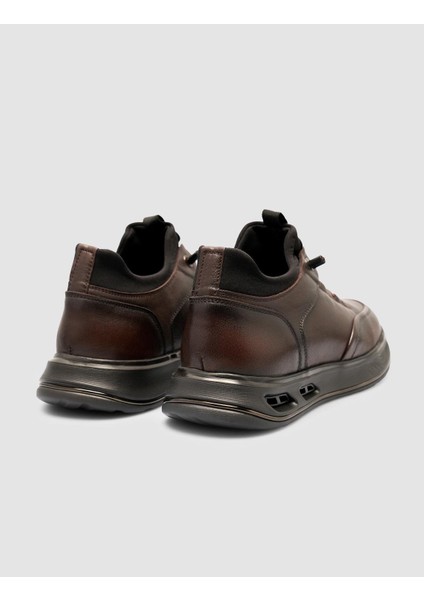 Lastik Bağıcıklı Kahverengi Erkek Spor Ayakkabı modelleri