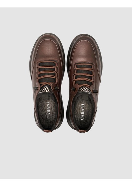Lastik Bağıcıklı Kahverengi Erkek Spor Ayakkabı fırsatları