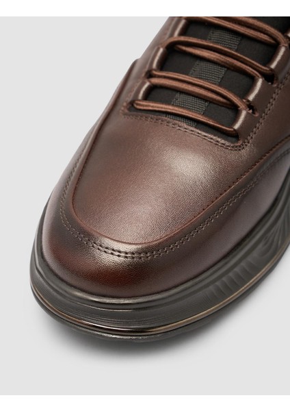 Lastik Bağıcıklı Kahverengi Erkek Spor Ayakkabı