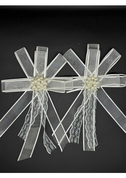 Gelin Bohçası Için Özel Broşlu 1 Adet Beyaz Bohça Çiçeği indirimleri