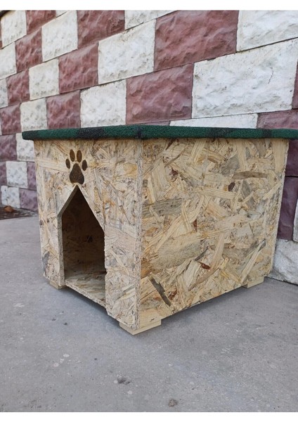 Kedi Evi Kulübesi Ahşap Doğal Üstü Membran Kaplama Yağmur ve Soğuk Hava Geçirmez fiyatları