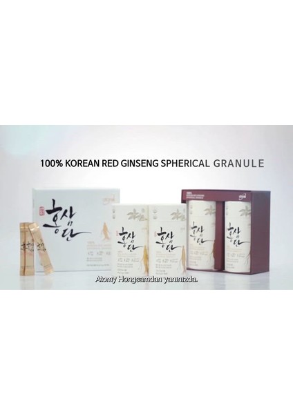 Atomy Hongsamdan Kırmızı Kore Ginseng Granül 60 Şase
