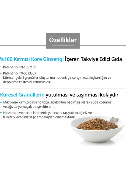 Atomy Hongsamdan Kırmızı Kore Ginseng Granül 60 Şase modelleri