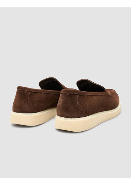 Süet Kahverengi Erkek Loafer Ayakkabı modelleri