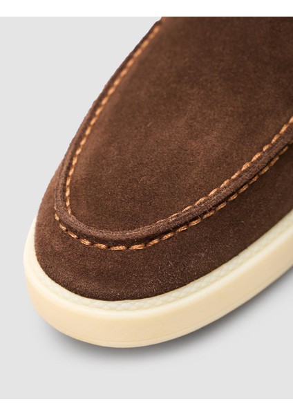 Süet Kahverengi Erkek Loafer Ayakkabı