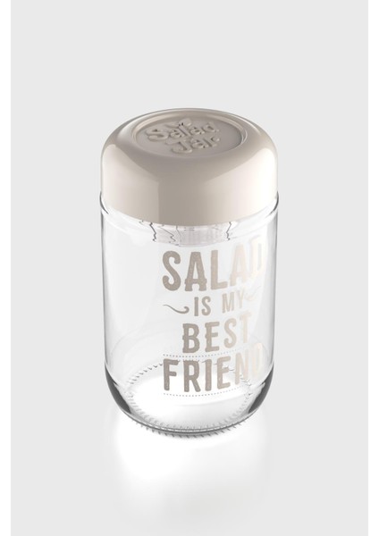 Vega Sos Hazneli 660 ml Cam Salata Kavanozu 192011 Bej fiyatları