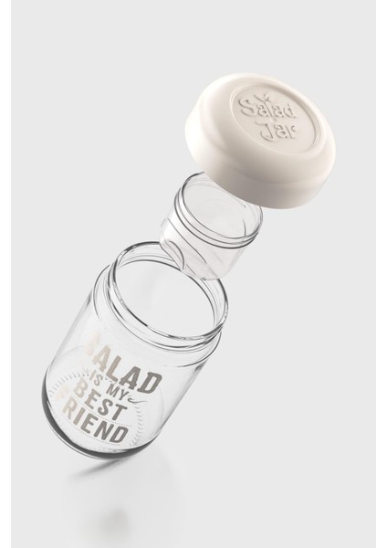 Vega Sos Hazneli 660 ml Cam Salata Kavanozu 192011 Bej modelleri