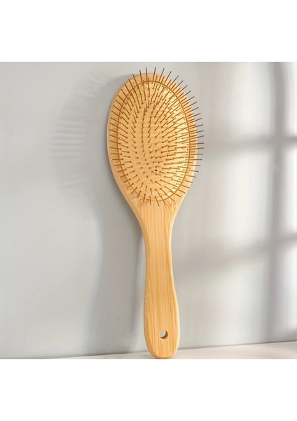 Ince Iğne Metal Dişli Saç Fırçası Büyük Boy Tarama Açma Fırçası Kafa Derisi AF-112 - 25 cm