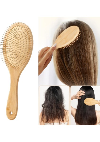 Ince Iğne Metal Dişli Saç Fırçası Büyük Boy Tarama Açma Fırçası Kafa Derisi AF-112 - 25 cm fırsatları