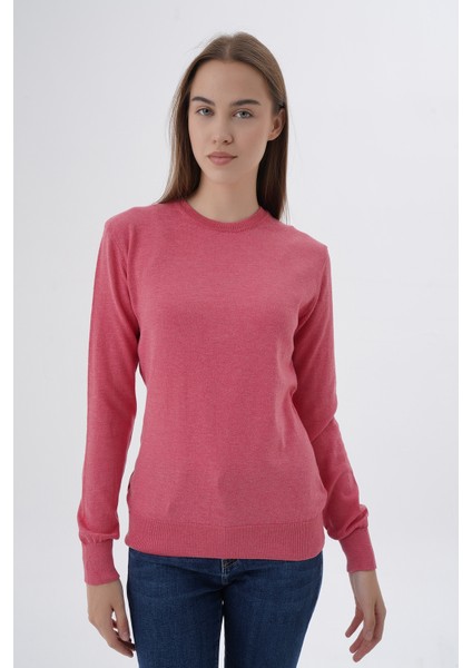 Kadın %100 Organik Pamuk Bisiklet Yaka Triko Kazak TRIST-6101 indirimleri