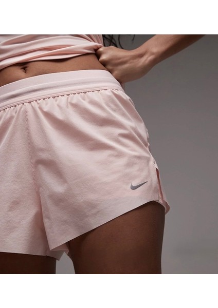 Swift Dri-Fit High Waist 2-In-1 Running Pembe Kadın Taytlı Şort