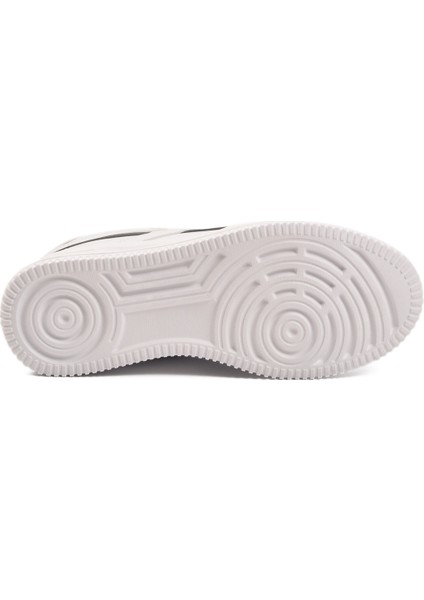 Beyaz Siyah Bağcıklı Hafif Cilt Unisex Spor Ayakkabı Marlow G indirimleri