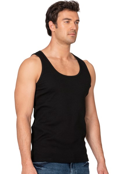 Özkan 12423 Erkek %97 Pamuklu Kaşkorse Fitilli Kalın Askılı Penye Atlet Esnek Yumuşak modelleri