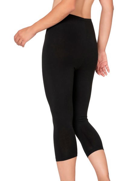 Özkan 27778 Kadın Premium Kumaş Modal Pamuklu Diz Altı Düz Kapri Tayt Esnek Rahat Yumuşak fiyatları