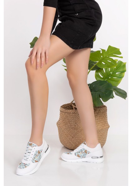 Yeşil Ayıcık Hemşire Sağlıkçı Medikal Desenli Bağcıklı Ortopedik Spor Ayakkabı modelleri