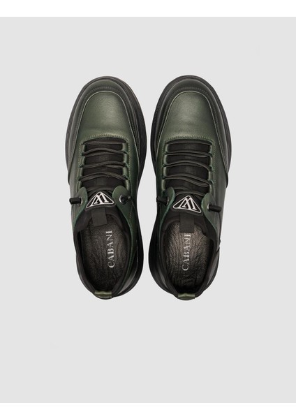 Lastik Bağıcıklı Haki Erkek Spor Ayakkabı fırsatları