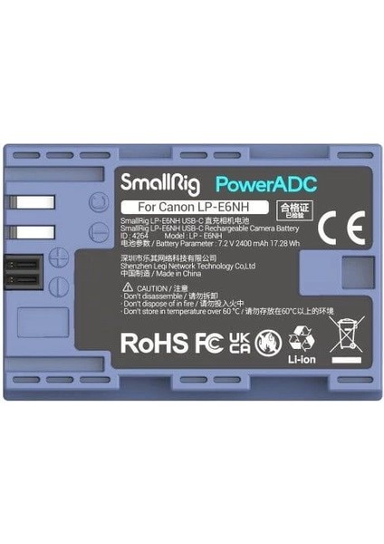 4264 LP-E6NH Usb-C Şarj Edilebilir Kamera Pili fiyatları