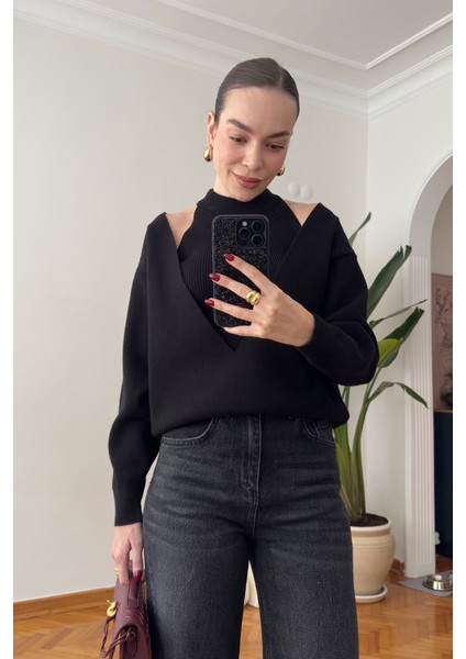 Içi Atletli Ikili Triko Takım- Siyah fiyatları