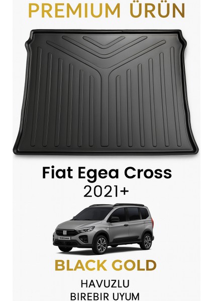 Egea Cross Bagaj Havuzu 2021+ Uyumlu 3D Premium