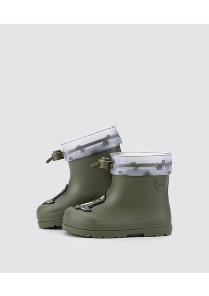 Mendi Dino Borrego Khaki Içi Kürklü Erkek Çoçuk Yağmur Çizmesi fiyatları