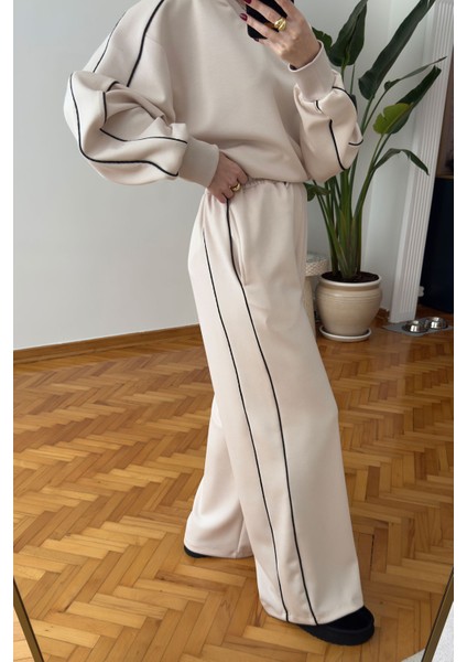 V Yaka Biye Setay Modal Takım- Bej modelleri