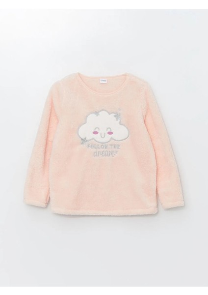 Lcw Kids Pembe Bisiklet Yaka Pelüş Kız Çocuk Pijama Takımı indirimleri