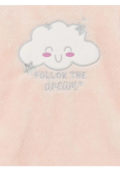 Lcw Kids Pembe Bisiklet Yaka Pelüş Kız Çocuk Pijama Takımı