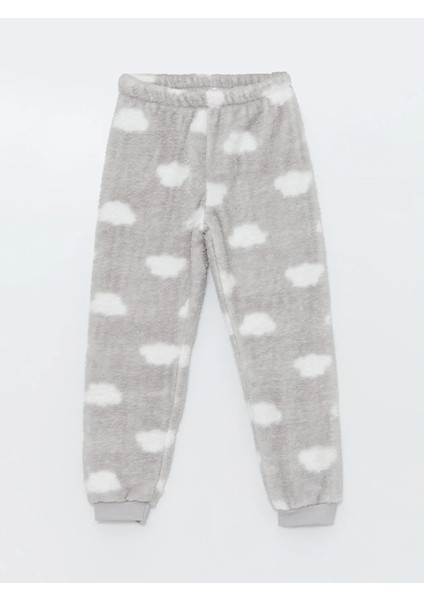 Lcw Kids Pembe Bisiklet Yaka Pelüş Kız Çocuk Pijama Takımı