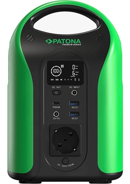 9990 Premium Taşınabilir Güç Istasyonu 300 / 300W 283WH USB5V/3A DC12V/5A AC220V