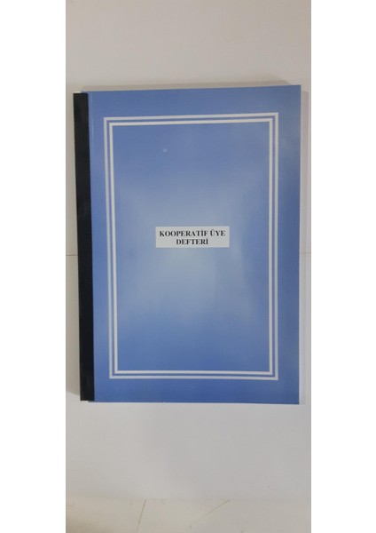 Kooperatif Üye Kayıt Defteri 100 Yaprak