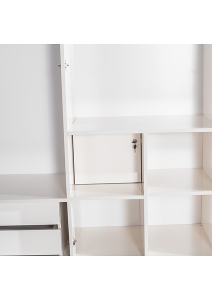 6 Kapaklı Aynalı Gardırop modelleri