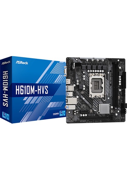 Revenge Süpernova Asrock H610M-HVS/M.2 R2.0 Intel H610 Soket 1700 Ddr4 3200MHZ (Oc) M2 Lexar Thor Ddr4 8+8 16GB Ram Intel Core I3 13100F Soket 1700 13.nesil 3.4ghz modelleri