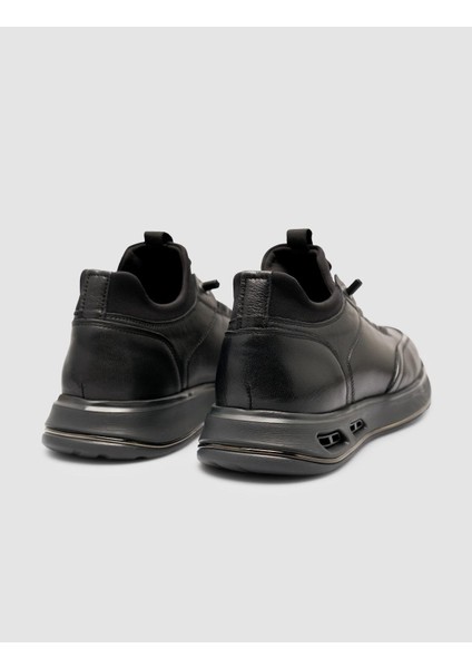 Lastik Bağıcıklı Siyah Erkek Spor Ayakkabı modelleri