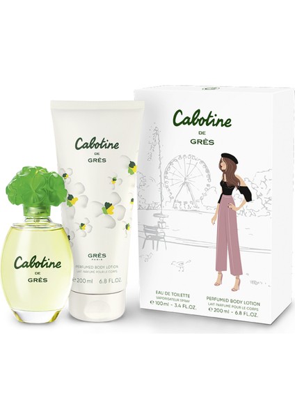Cabotine De Gres Edt 100 ml + Vücut Losyonu 200 ml