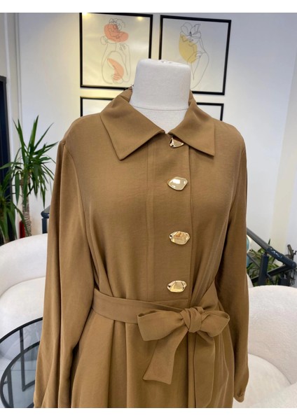 Nuss Düğme Detaylı Elbise fiyatları