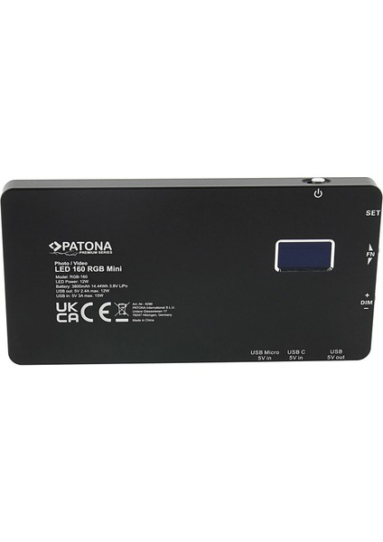 Premium PT160 Rgb Fotoğraf ve Video Işığı fiyatları