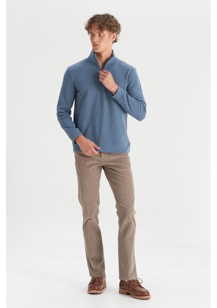 Regular Fit Petrol Erkek Sweatshirt W2520532405 fiyatları