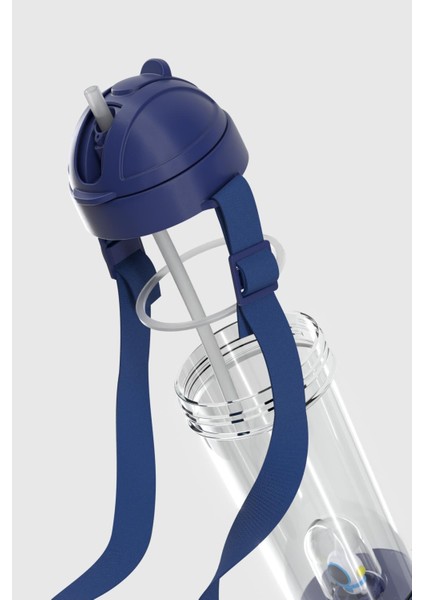 Cosmo Astronot Figürlü 385 ml Pipetli Askılı Tritan Çocuk Matara 912147 Mavi modelleri