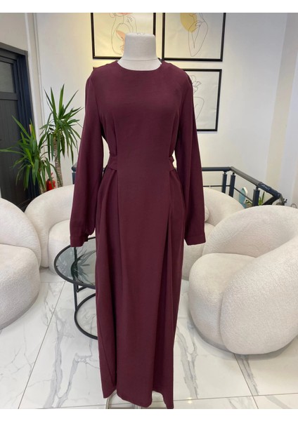 Nuss Belden Bağlamalı Elbise