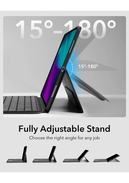 Apple iPad Pro 11 M5 (2025) Ascend Manyetik Klavyeli Tablet Kılıfı fırsatları