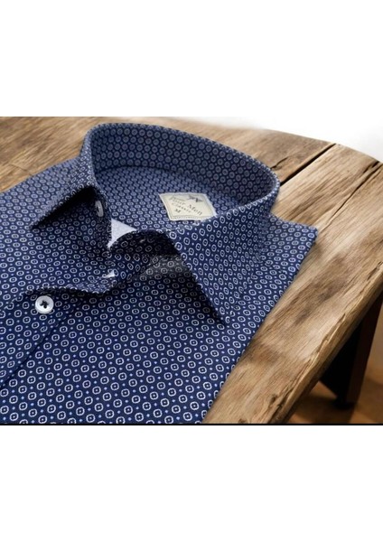 Klasik Geniş Kesim Desenli Uzun Kollu Erkek Gömlek fırsatları