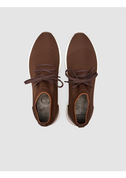 Milano Triko Kahverengi Bağcıklı Erkek Spor Ayakkabı fiyatları