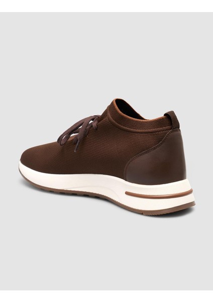 Milano Triko Kahverengi Bağcıklı Erkek Spor Ayakkabı indirimleri