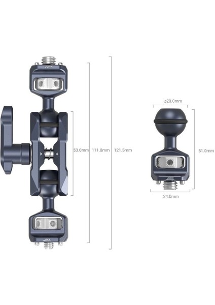 3874 Magic Arm (1/4”-20 Vida ve Arrı Tespit Vidası) fiyatları